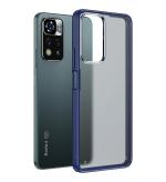 Golden Sand for Xiaomi 11i, Xiaomi 11i HyperCharge 5G Case - Rugged Frosted Semi Transparent PC Shock Proof Slim Back Cover for Xiaomi 11i, Xiaomi 11i HyperCharge 5G, Blue