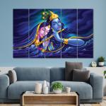Random Printed Beautiful radha & krishna MDF Vinyle Paintings
