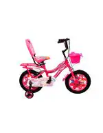 Speed Bird Pink Cycle Robust Double Seat 14-t Baby Cycle For Boys and Girls (Age 3-6Years)