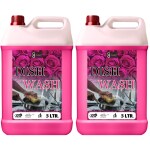 FLISKO Dishwash Liquid 10 Liter Pink Plant Based, Eco-Friendly, Biodegradable, Non Toxic Dishwash Liquid | Safe For Baby