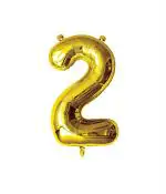 Hippity Hop Foil Golden Hop Numbers Foil Balloon