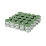 MAHASU Green Tealight Candles Plain Tea Lights Candles Set of 50 for Diwali Decorations Fancy Unscented Tealight Candles Pack of 50pcs