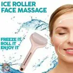 JOBBER Ice Roller Massager Face Cooling Neck Skin Tightening Roller Brighten Complexion and Reduce Anti- Wrinkles Facial Skin Lifting, Under Eye Puffiness Womens Gifts Face Roller Massager
