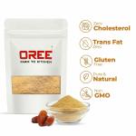 OREE Dry Dates Powder | Kharik | Khajoor Natural Sweetener for Kids Food (100 gram)