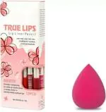 Lenon Beauty 12 Pcs Lipliner & Pink Makeup Sponge Puff (2 Items in the set)