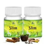 Divya Shri Slim Tea Tablets with Green Tea & Herbs for Support Body Fat Herbal Product with the Goodness of Nature Green Tea for Support Metabolism Pack Of 2