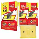 Shadow Securitronics BOB CAT Rat/Mouse Trap Glue Pad, Pack of 3 No Smell, Non-Poisonous, Easy to Use, Easily Disposable