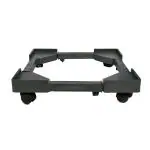 Flawless Black Plastic Top Load Expandable Washing Machine Trolley