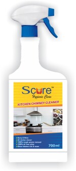 Scure Chimney Cleaner Liquid Spray 700 ML to Clean Oven, Gas Burner, Grill
