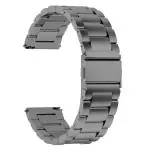 LIDDU Metal Smart Watch Strap for Fire Bolt Ring BSW005 (Black)