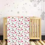 Baby Moo Animals And Grass White Blanket