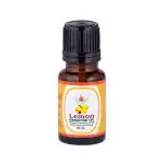 KUNJ Lemon Essential Oil (Citrus limon) 100% Pure & Natural Undiluted Therapeutic Grade, For Skin, Hair, Scalp, Face, Nails & Aromatherapy. - 10ml