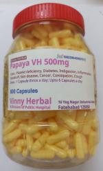 Papaya DH Herbal Supplement Capsules 600 Caps Jar - DoctorKC Herbal