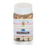 NatureVit Veg Mini Marshmallows, 60 Pcs. [Vanilla Mist Flavour] [Pack of 1 Jar]