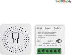 Safe'O'Buddy Home Automation Switch with 2-Way Control Compatible with Alexa Google Assistant (White)
