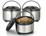 Mumma's LIFE Stainless Steel Casserole, Set of 3Pcs (2500ML X 3pcs)