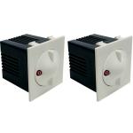 Hi-Plasst Socket Modular Nixon 5 Step Type Fan Regulators Use In Household, Offices, Shops And Restaurants 5cm x 4.7cm