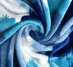 Prozone Collection Rishta Velvet Warm Winter Flannel Elastic Fitted Bedsheets for Double Bed King Size 72 x 78 x 8 inches with 2 Pillow Covers,Blue