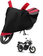Auto Hub Bike Cover for Yamaha SZ-R , Dustproof UV Protection water resistant Custom Fit Cover-(Black-Red)