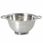 Get Plumm Stainless Steel Poha Chalni/Strainer Colander/Vegetable Strainer for Kitchen Used for draining Out Liquid from Pasta, Canned Fruits, Vegetables, Boiled Rice, Noodles, Colander 29cm, 4731 ml