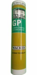 MR Traders wacker GP_AC Premium Silicone Sealant For Bonding, Gap Filling & Repair - Glass, Tiles, PVC, Metal & More (Clear) With Authenticity Card Aquarium Reef Glue (280 ml)