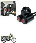 Qiisx 12V Handlebar Motorcycle Double Control Switch 7/8'' 22mm Motorcycle Switch Handlebar Headlight Fog Spot Light Dual on Off Switch for Hero HF Deluxe Eco