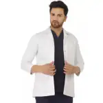 JRD Medical Lab Coat | 3 pockets Apron Lab Coat, Doctors, Nurses, Dentists and Students 3/4 Sleeves
