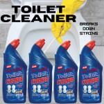 BLISS & BLUSH Toilet Cleaner blue 2Liter With Super Active Cleaning Liquid Agent, Can Effectively Remove Stubborn Dirt From Toilet Active Oxygen Agent Cleaner Etc
