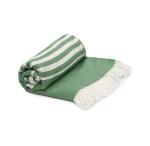 Mush Dark Green Striped Bath Towel