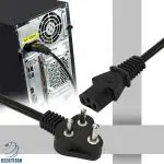 GeekTitan Laptop Power Cable Cord- 3 Pin Adapter(1.8 Meter /5.9 Feet)