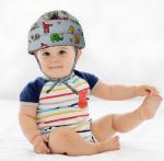 Pseudo Baby Safety Helmet Adjustable Size Baby Learn to Walk Or Run Soft Safety Helmet For Kids (BLUE)