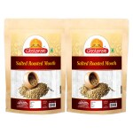 Ghotaram Namkeen Roasted Moth Dal Namkeen Savoury Snack | Sprouted Roasted Matki Dal / Moth Beans Whole / Turkish Gram Namkeen Healthy Snack No Preservatives No Artificial Flavour-1Kg*2Pack