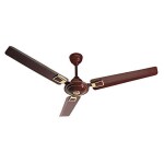 ACTIVA 390 RPM High Speed 1200 MM 5 Star Rated Apsra Deco Brown Ceiling Fan with 2 Year Warranty l Ceiling fan l Electric fan l Cooling Fan