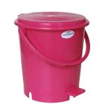 Jai Shoppee Plastic Pedal Dustbin for Home | Garbage Dustbin for Office ,Home 15L ( Pink)