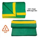 Greenery Multi Purpose Shade net/Agro net/Green net/95% Sun Block net with niwar Stitched- High Density 125 GSM (10 X 30 FT) (3M X 9M)