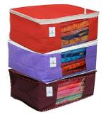 Kuber Industries Multicolour Saree Cover Set ( 3)