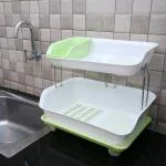Dish Drainer Racks for Kitchen with Tray Large Size Drainer for Drying Over The Sink