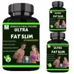 Zemaica Healthcare Ultra Fat Slim, Weight Loss, Body Fat cutter slim body, Flavor Strawberry, Pack of 3