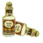 Indra Sugandh Bhandar Original Sandal Musk Rare Chandan And Kasturi Combination Long Lasting Fragrance Rollon, 12 Ml