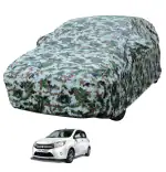 Auto Hub Car Body Cover Compatible with Maruti Suzuki Celerio with Mirror Pockets, Triple Stitched, Water Resistant Car Cover, Forest