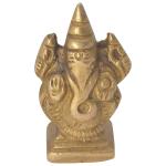 Kalarambh Ram Brass Brass Tibetan Vajra Dorje for Home Pooja Puja Room Temple Decor Collectible Handicrafts Art, Yellow, 5.5 x 1.3 x 1.3 Inch (L x W x H)