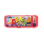 Homee Ware Red Plastic Pencil Box/Drawing Box 22.5 cm