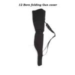 START NOW 12 bore folding Gun bag with Compartments and Clip Locking Pistol/Gun Cover Free Size (Black)
