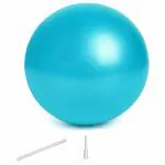 FirstFit Small Exercise Yoga Ball, Pilates Ball 25cm/9 Inch Small Workout Ball Anti-Burst Fitness Balance Ball for Gym, Office, Home Workout, Core Training (Size-25 CM, Multicolor)