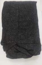 Cozy Comfort Folding Sofa Cum Bed Cover for Home & Living Room | Jute Fabric I Sofa Bed Cover Only | Sofa Not Included | (Black, 4 * 6 Feet)