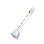 Liolis Pure Iron White Palta kocha Spatula Strainer with Wooden Handle | Iron dosa Turner / Black/Dosa Spatula |Frying Spatula | Iron Spatula | Iron dosa Turner | Iron Palta Turner Flat for Dosa Roti Chapati | ( Pack of 1 )