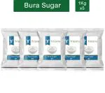 Trinetra Bura 5000 g (1Kg X 5 Pack) Sugar Powder