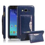 EXCLESIOR Samsung Galaxy J5 2016 Blue Shockproof, Card Holder Slot, PU leather Back Cover
