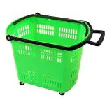 Bigapple Heavy Weight King Shopping Trolley, Load Capacity 25 kg (Green)