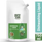 PureCult Eco-Friendly Dishwash Liquid with Sweet Orange and Lemon Essential Oils (750 ML)